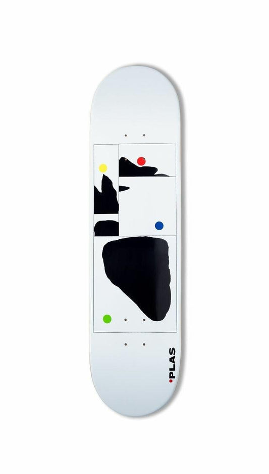 Tabla Skate Plas Blanco Print - Indy