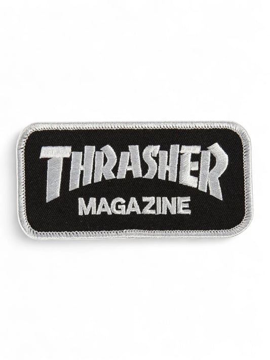 Parche Thrasher Skate Magazine Negro Blanco