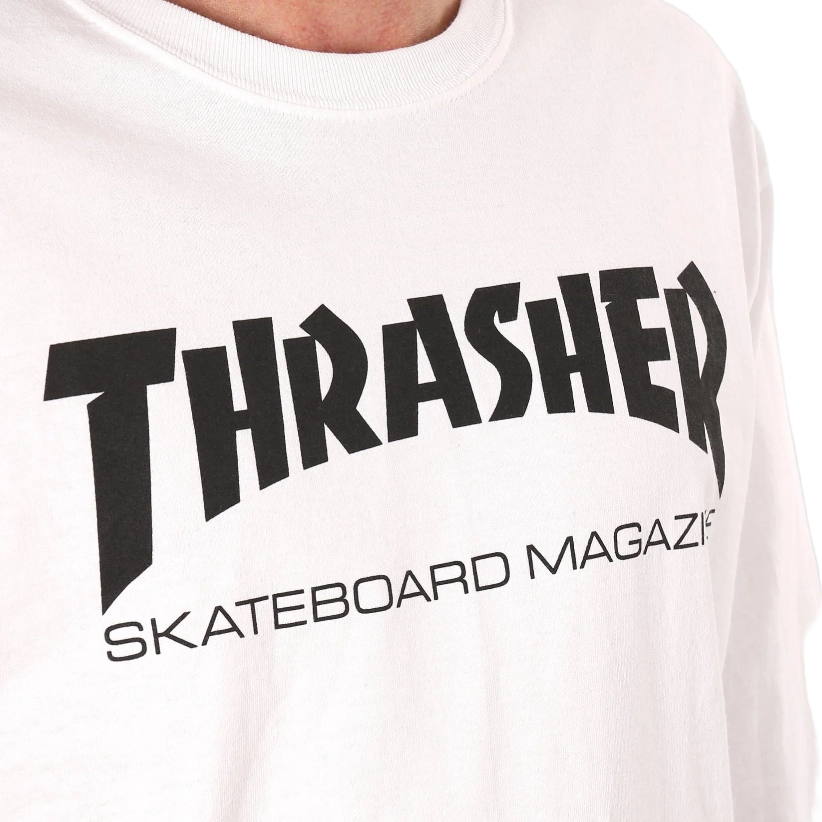 Remera Thrasher Long Sleeve Skate Magazine Blanco - Indy
