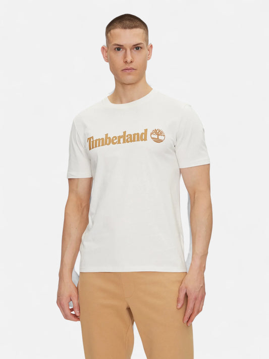 Remera Timberland Kennebec River Linear Logo Crudo
