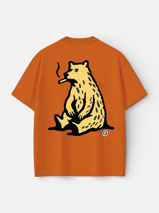 Remera Familyarg Tired Supersized Naranja