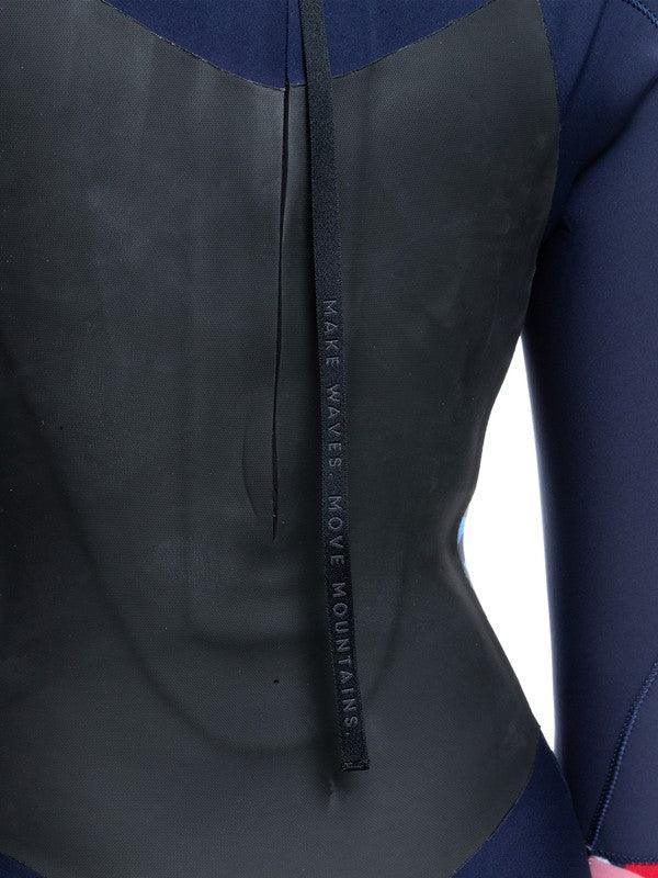 Traje de Neoprene Roxy 3/2 Syncro Bz Gbs Azul Print - Indy