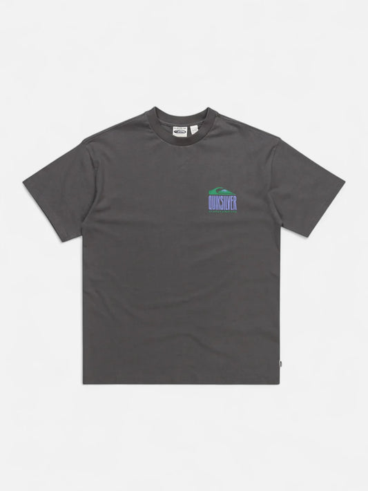 Remera Niño Quiksilver GH QS World Force Gris Oscuro