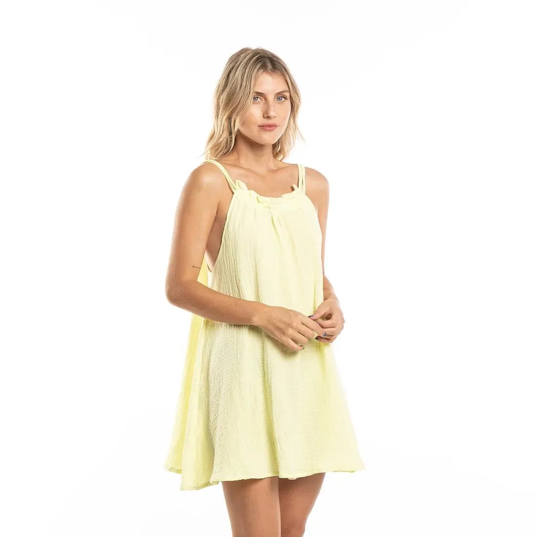 Vestido Rusty Felicity Verde Lima - Indy