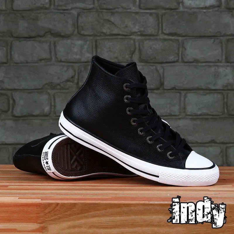 Zapatillas Converse Chuck Taylor Hi Leather Negro Blanco - Indy