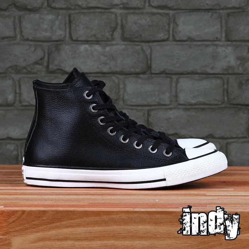 Zapatillas Converse Chuck Taylor Hi Leather Negro Blanco - Indy