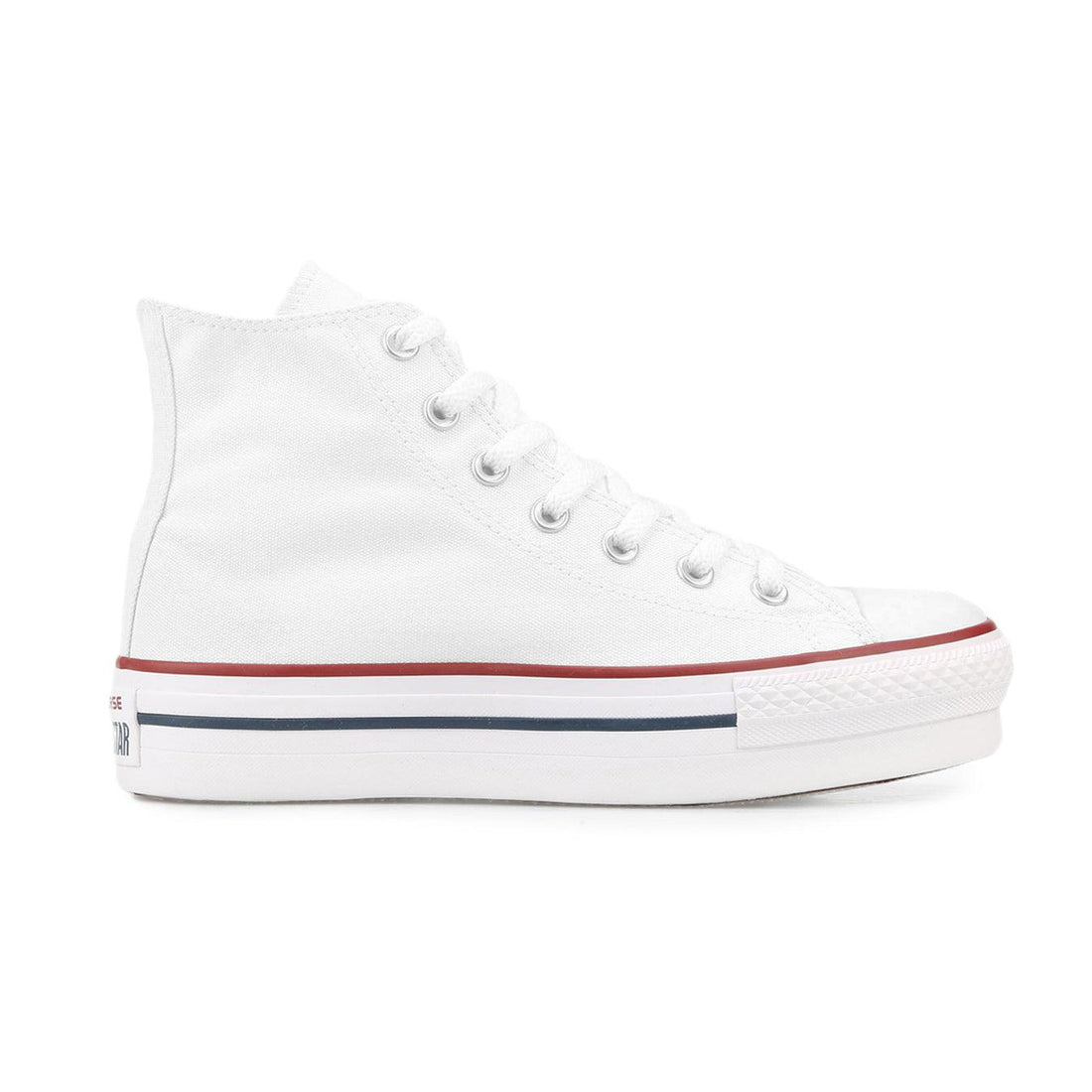 converse de plataforma blancos