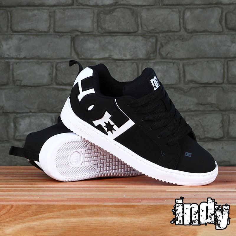 Zapatillas Dc Court Graffik Sq SS Negro Blanco - Indy