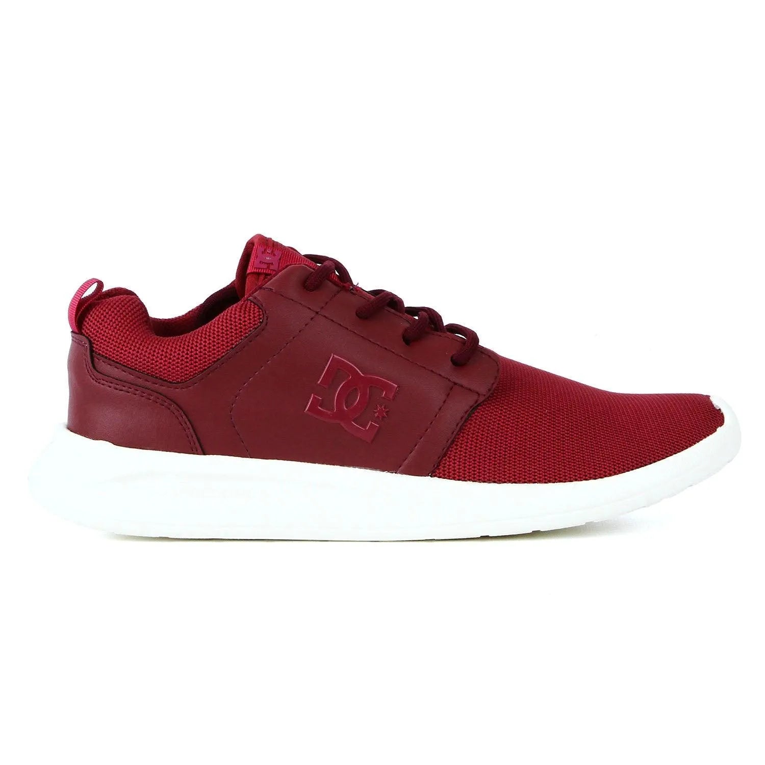 Zapatillas Dc Midway Sn Knit Bordo - Indy