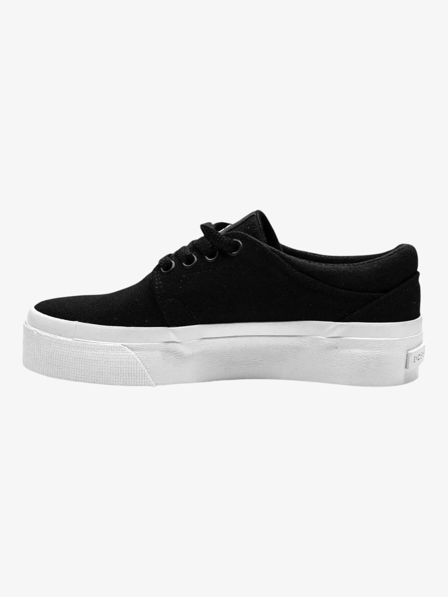 Zapatillas Dc New Trase Platform Tx Mujer Negro Blanco - Indy