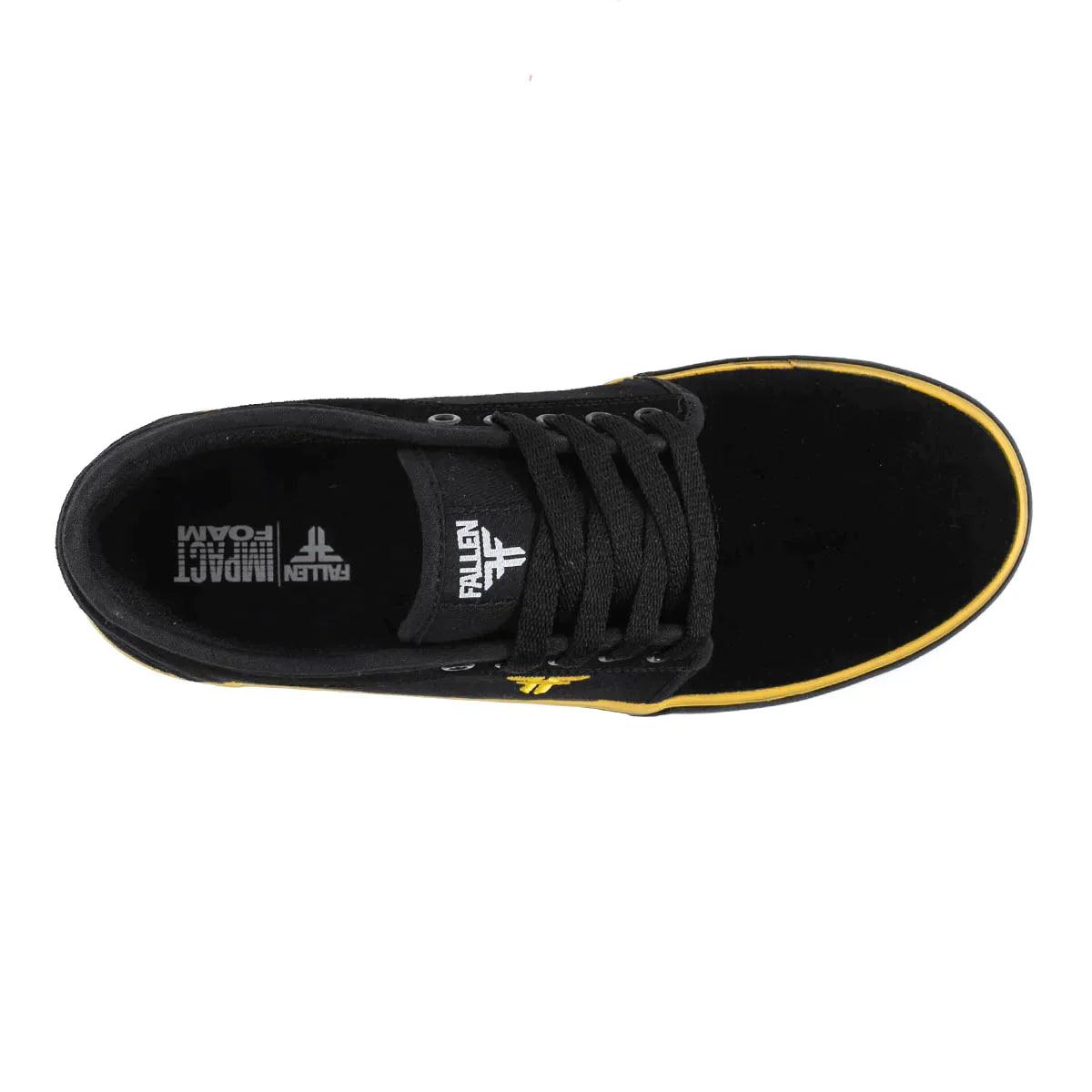 Zapatillas Fallen New Mode Negro Amarillo - Indy