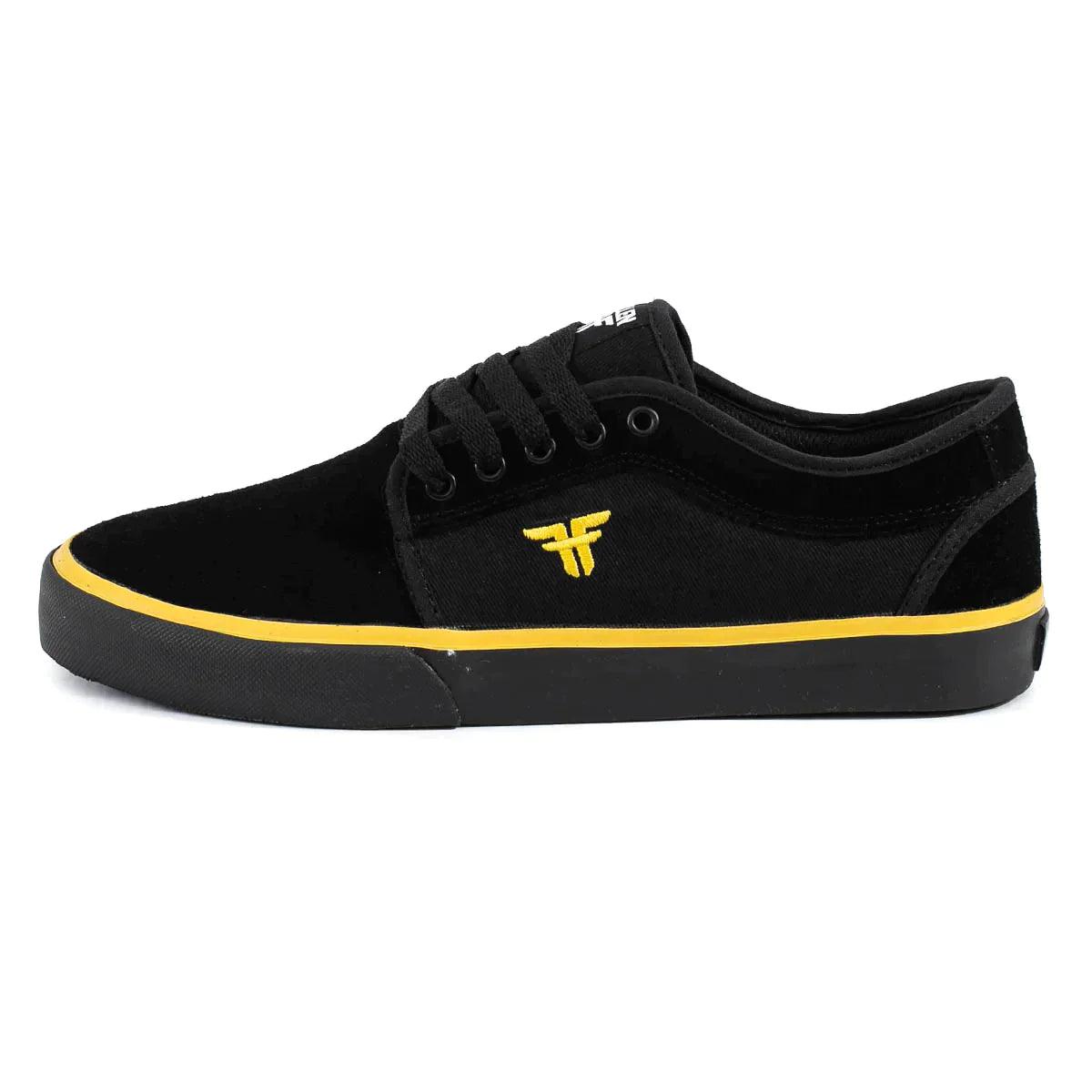 Zapatillas Fallen New Mode Negro Amarillo - Indy