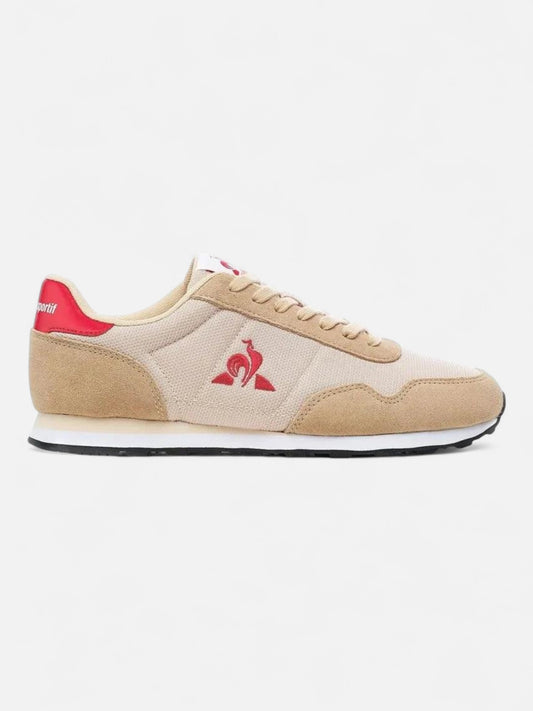 Zapatillas Le Coq Sportif Astra Beige Rojo