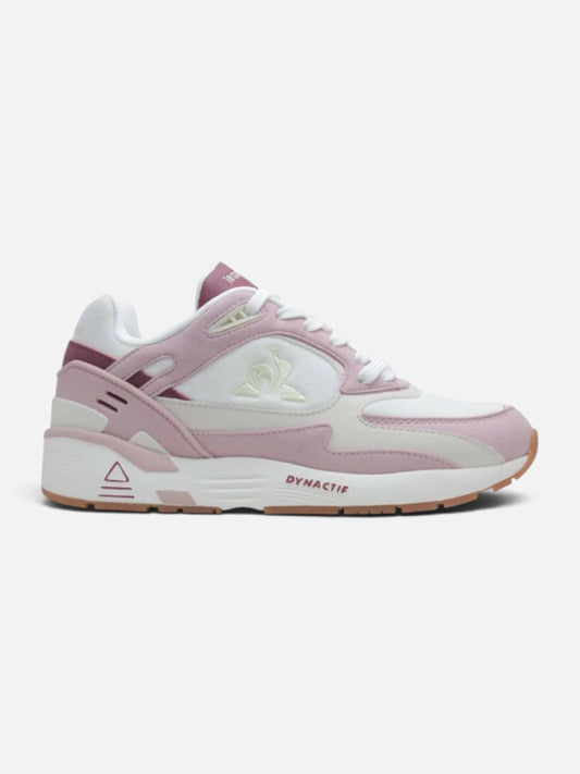 Zapatillas Le Coq Sportif R1100 Blanco/Rosa/Bnordeaux