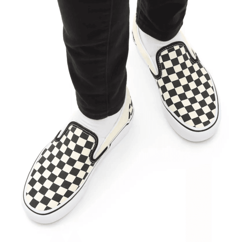 Zapatillas Vans Classic Slip On Platform Blanco Negro - Indy