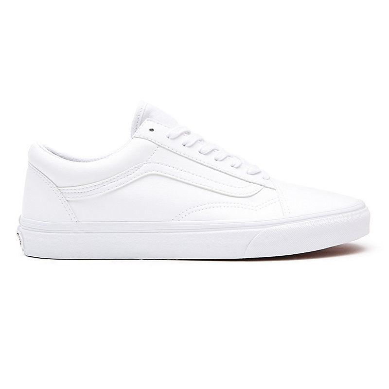 Zapatillas Vans Old Skool Leather Blanco - Indy