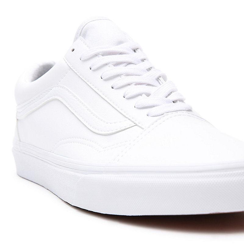 Zapatillas Vans Old Skool Leather Blanco - Indy