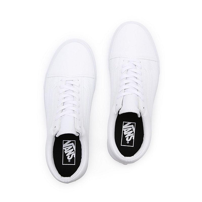 Zapatillas Vans Old Skool Leather Blanco - Indy