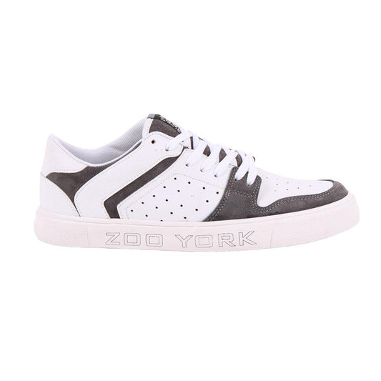 Zapatillas Zoo York Ox Zoopiter Lth Blanco Gris - Indy