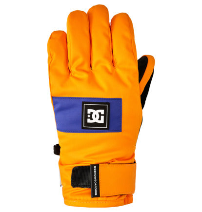 Guantes Dc Snow Franchise Niño Naranja