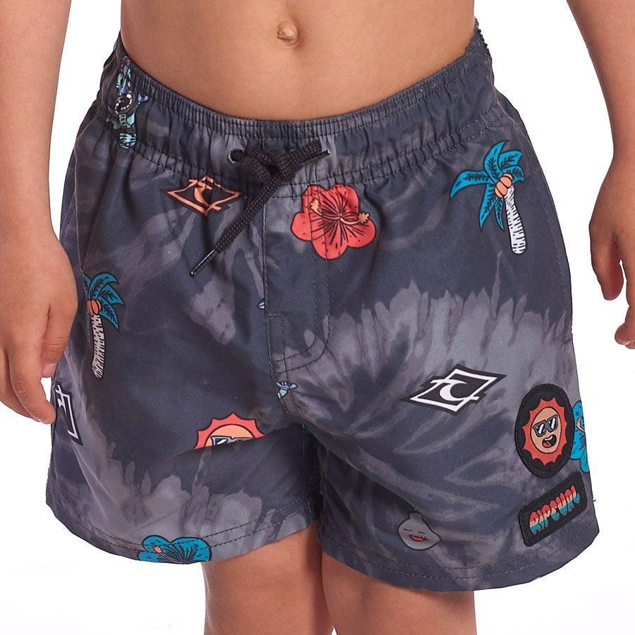 Malla Rip Curl Palm Batik 9 Gris Oscuro - Indy