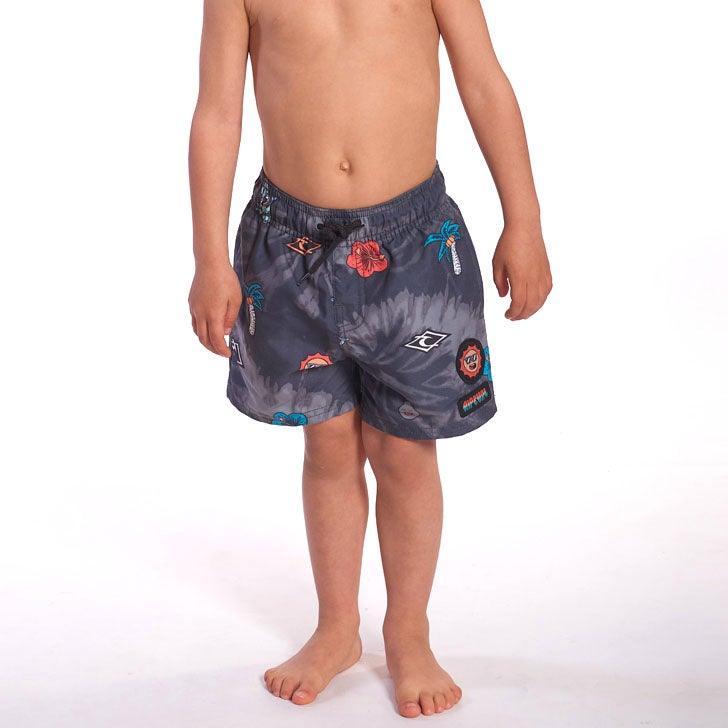 Malla Rip Curl Palm Batik 9 Gris Oscuro - Indy
