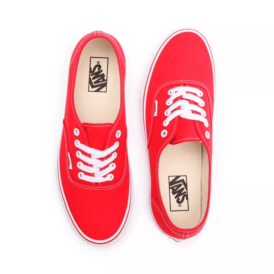 Zapatillas Vans Authentic Rojo Blanco - Indy